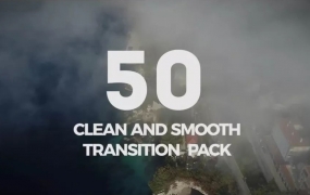 Y044.PR模板-50组图形动画视频转场50 Clean Transition Pack